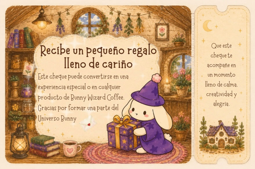 Cheque de Regalo de Bunny Wizard